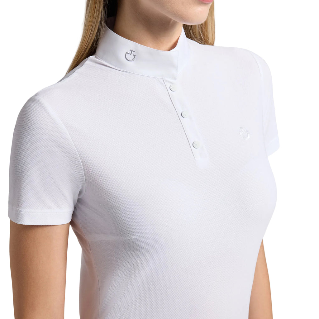 Cavalleria Toscana Turniershirt- Kurze Ärmel - Damen 