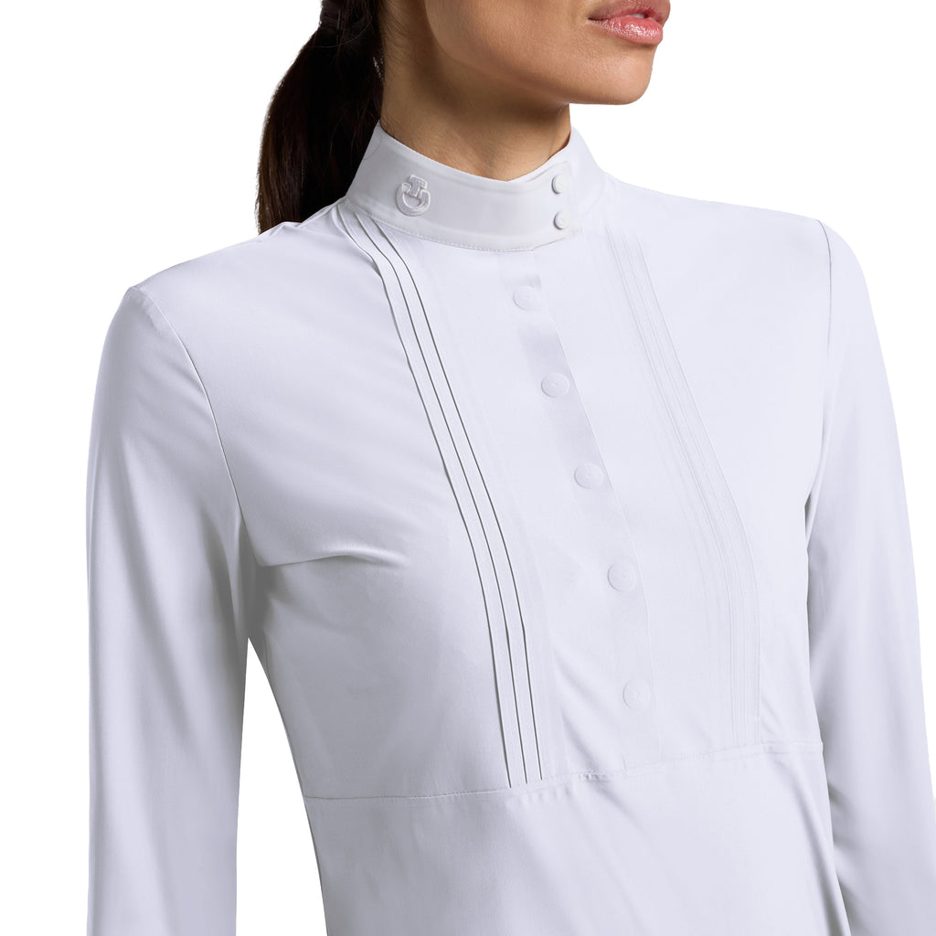 Cavalleria Toscana Wedstrijdshirt Heat Sealed Bib - Lange Mouwen - Dames