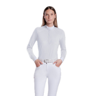 Cavalleria Toscana Show Shirt Perforated Inserts - Long Sleeves - Women