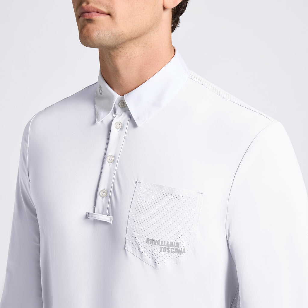 Cavalleria Toscana Show Shirt - Langarm - Herren