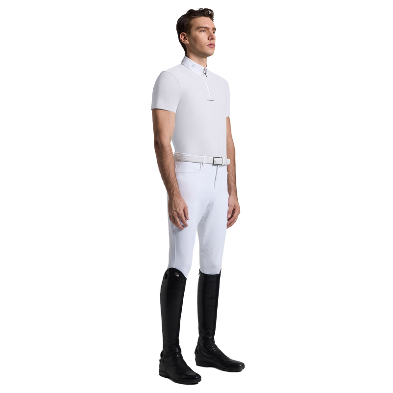 Cavalleria Toscana Show Shirt Jersey Zip - Short Sleeves - Men