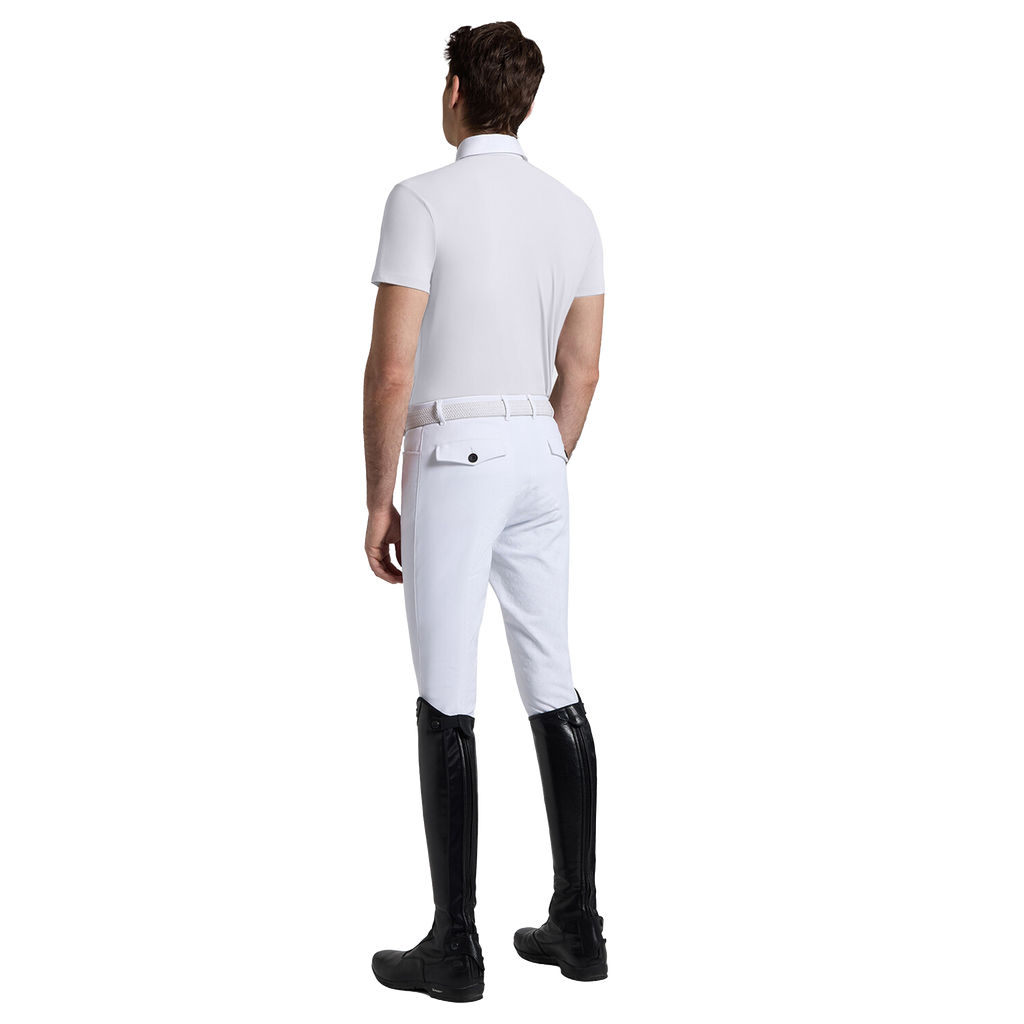 Cavalleria Toscana Show Shirt Jersey Zip - Short Sleeves - Men