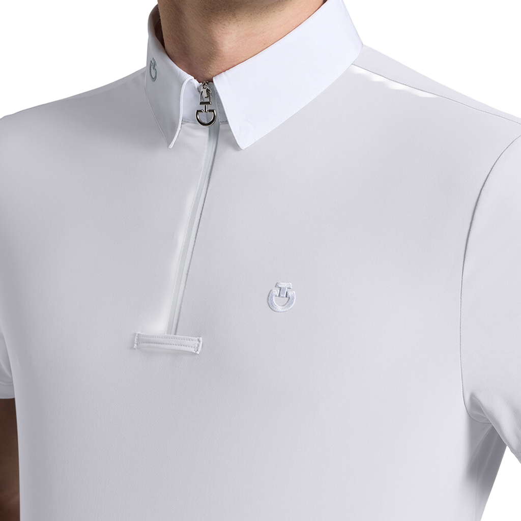 Cavalleria Toscana Show Shirt Jersey Zip - Short Sleeves - Men