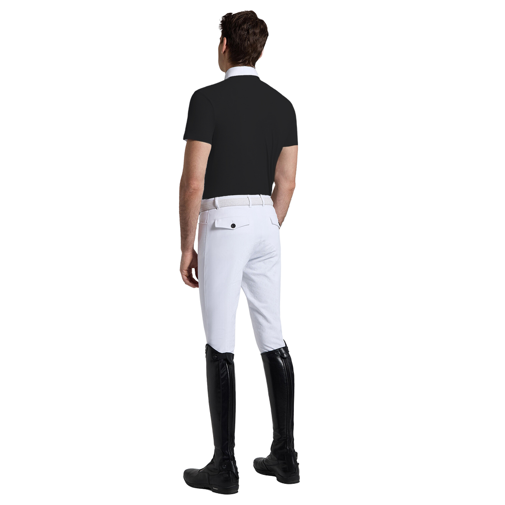 Cavalleria Toscana Show Shirt Jersey Zip - Short Sleeves - Men