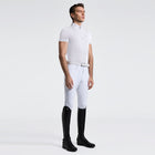 Cavalleria Toscana Turniershirt Jersey Zip - Kurze Ärmel - Herren