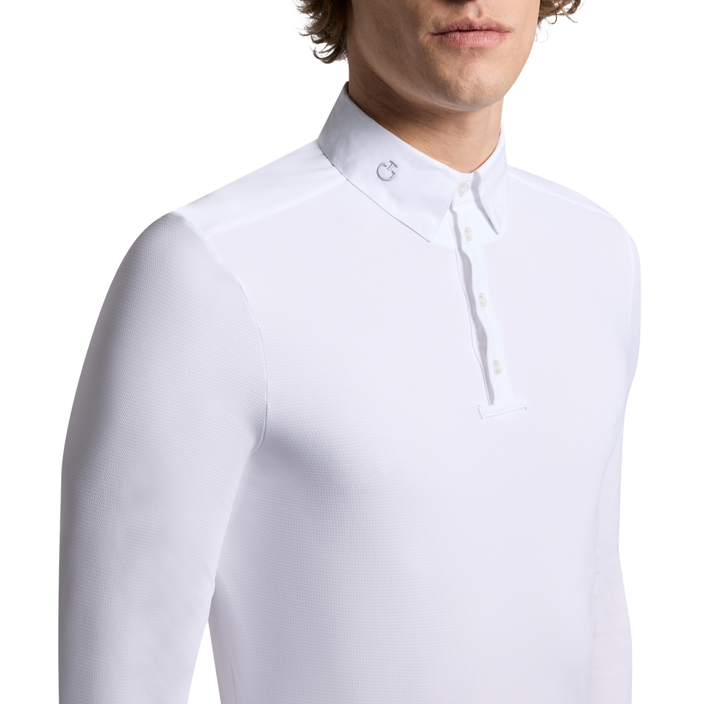 Cavalleria Toscana Show Shirt Warm Jersey - Long Sleeves - Men