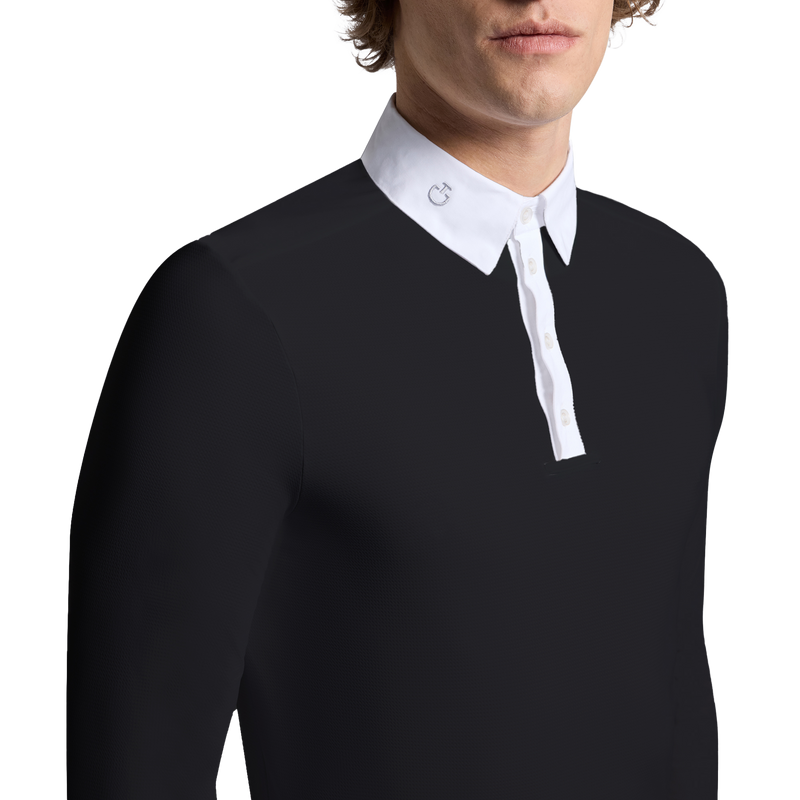 Cavalleria Toscana Show Shirt Warm Jersey - Long Sleeves - Men