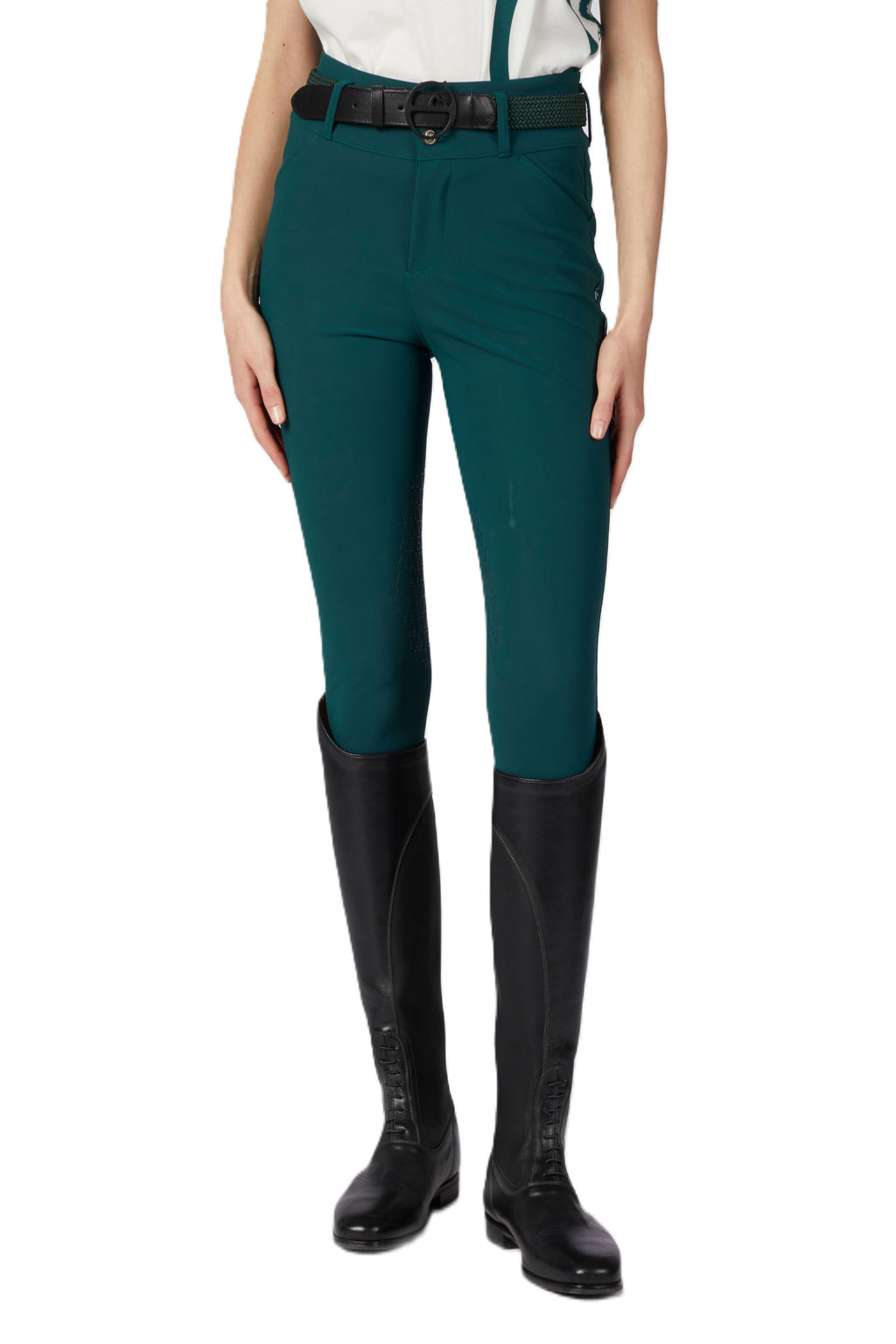Culottes d'équitation Vestrum Molveno taille haute - Grip genoux - Femme