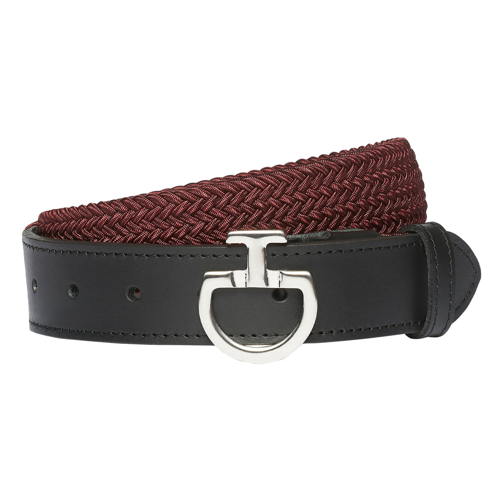 Cavalleria Toscana Elastischer Gürtel - Metallschließe mit Logo - Damen