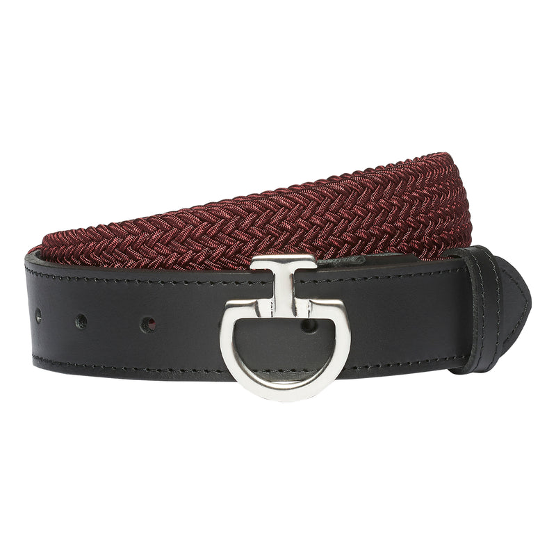 Cavalleria Toscana Elastischer Gürtel - Metallschließe mit Logo - Damen