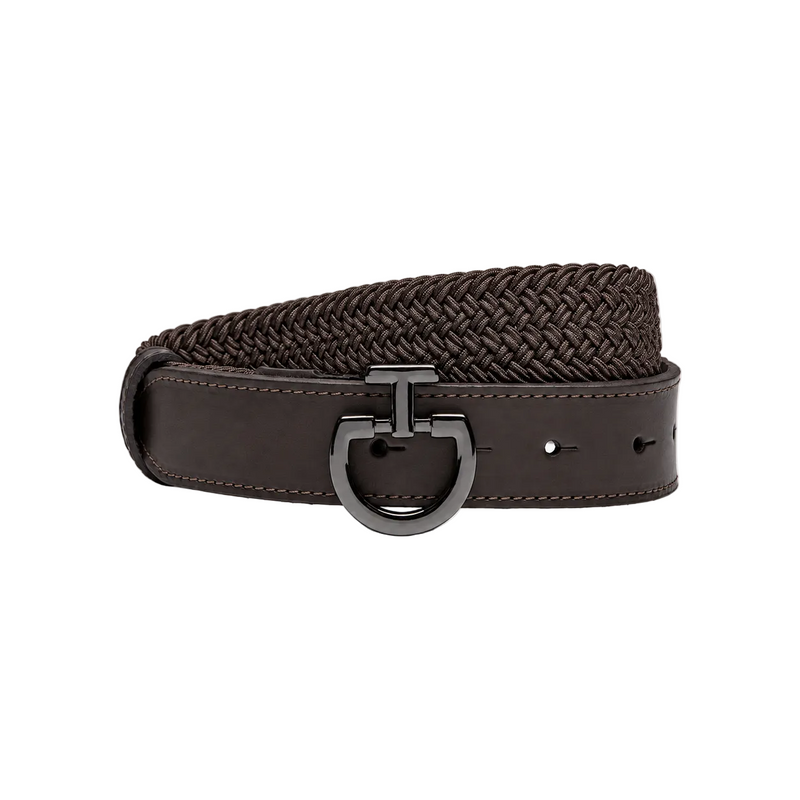 Cavalleria Toscana Elastic Belt - Metal Clasp with Logo - Women