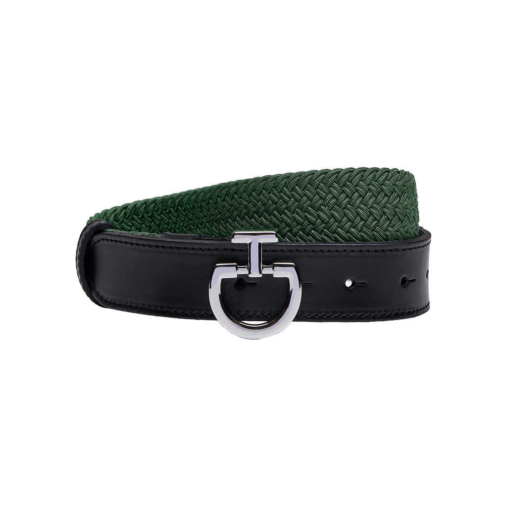 Cavalleria Toscana Elastischer Gürtel - Metallschließe mit Logo - Damen