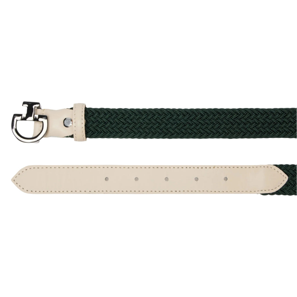 Cavalleria Toscana Elastischer Gürtel - Metallverschluss mit Logo - Damen