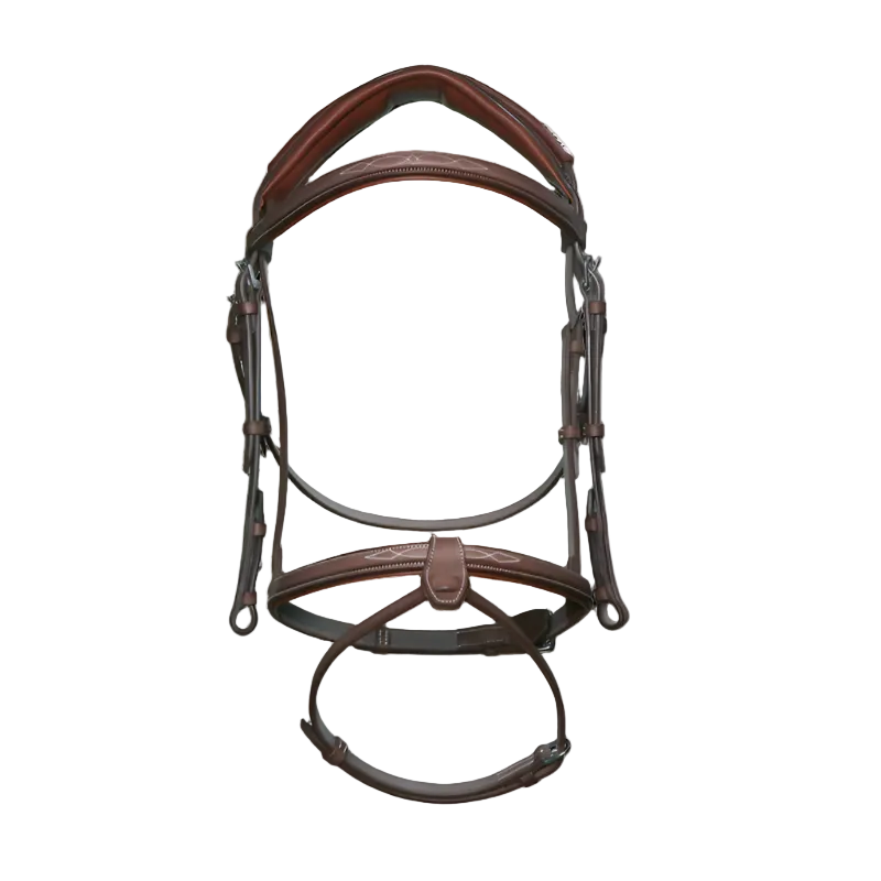 CWD Anatomischer Französischer Zaum - Verzierte Naht