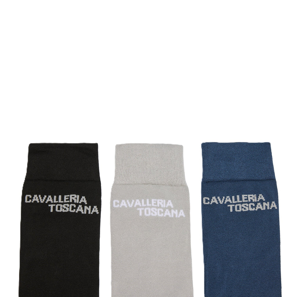 Cavalleria Toscana Jacquard Logo Sokken - 3 Pack