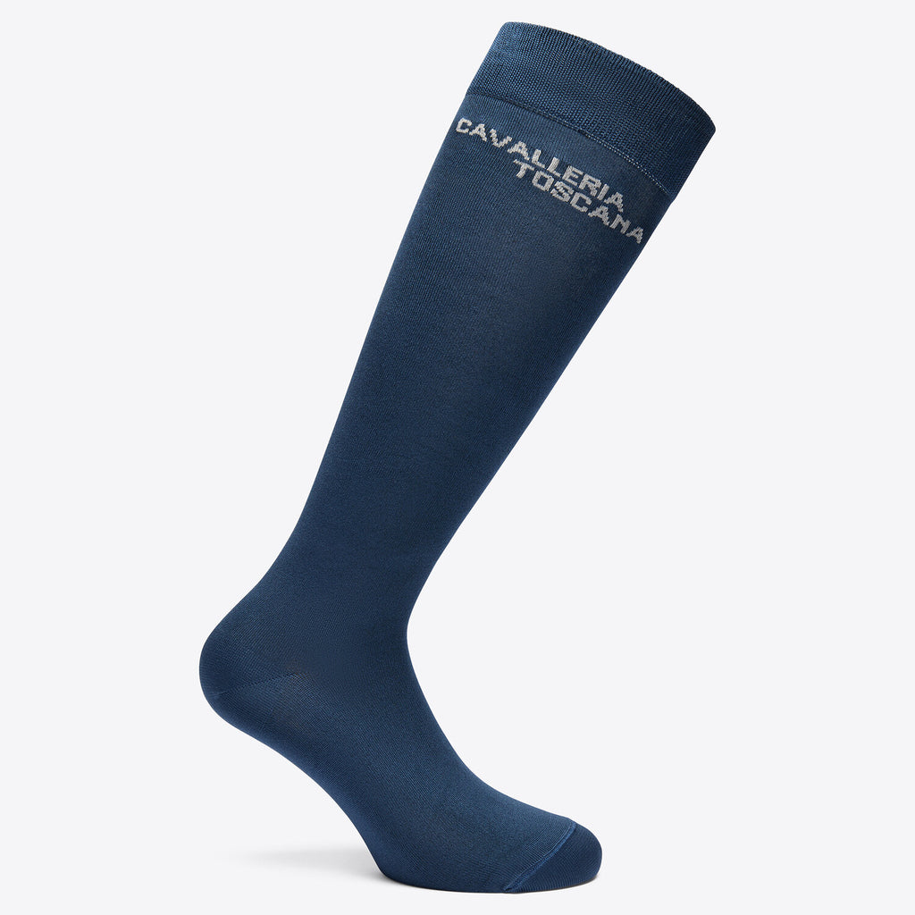 Cavalleria Toscana Jacquard Logo Socken - 3er Pack