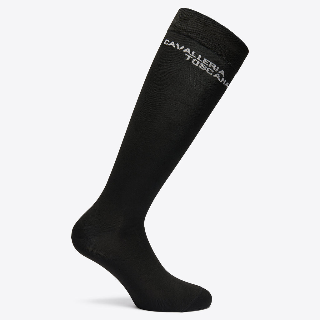 Cavalleria Toscana Jacquard Logo Socken - 3er Pack