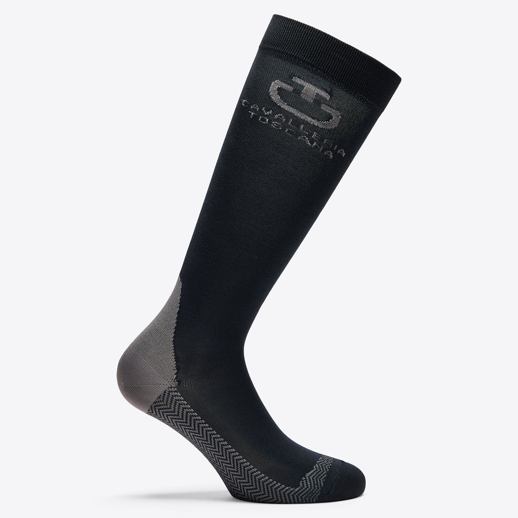 Cavalleria Toscana Jacquard Logo Socken - 3er Pack