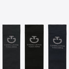 Cavalleria Toscana Jacquard Logo Socken - 3er Pack