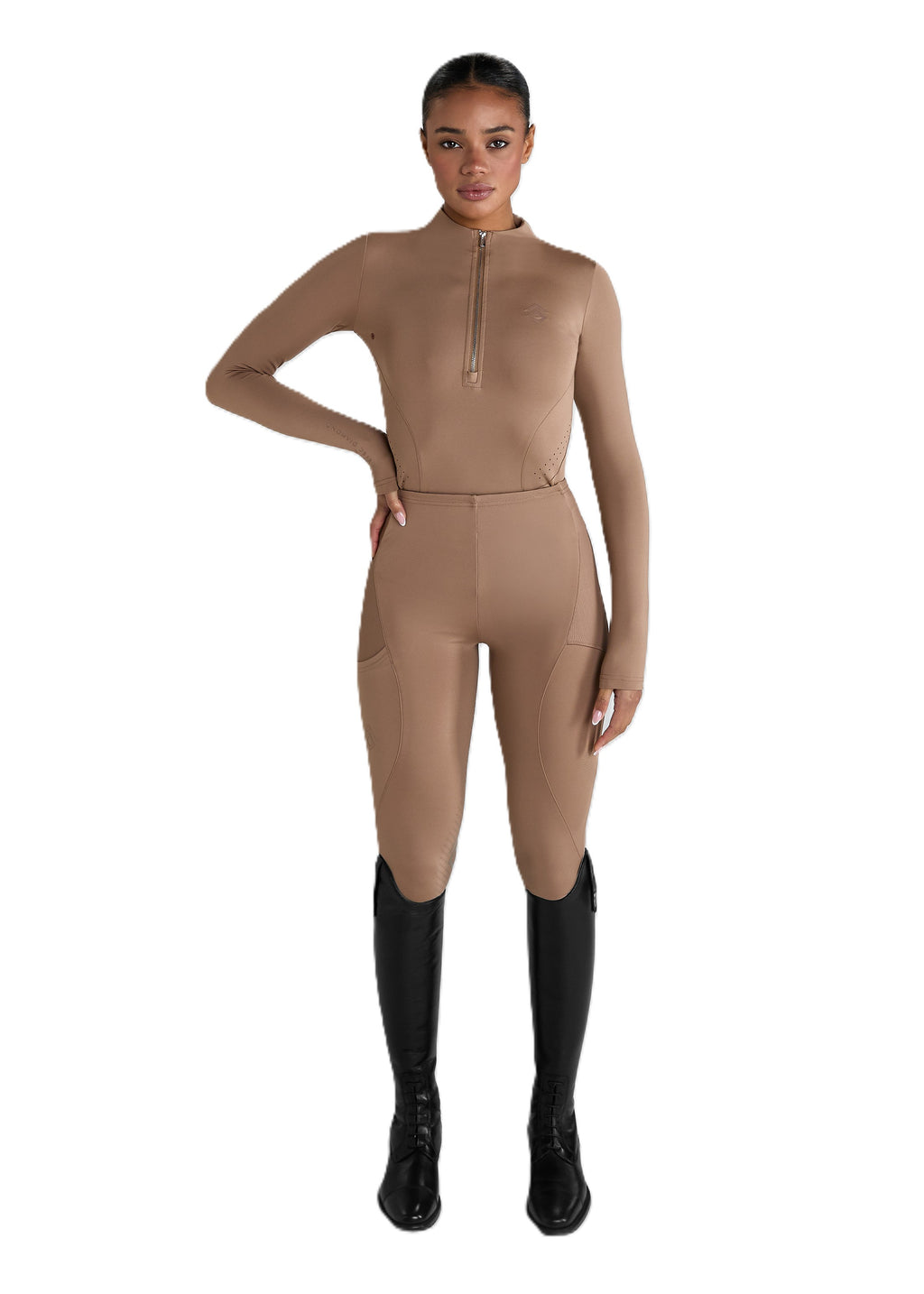 Aztec Diamond Core Riding Tights - Full Grip - Woman