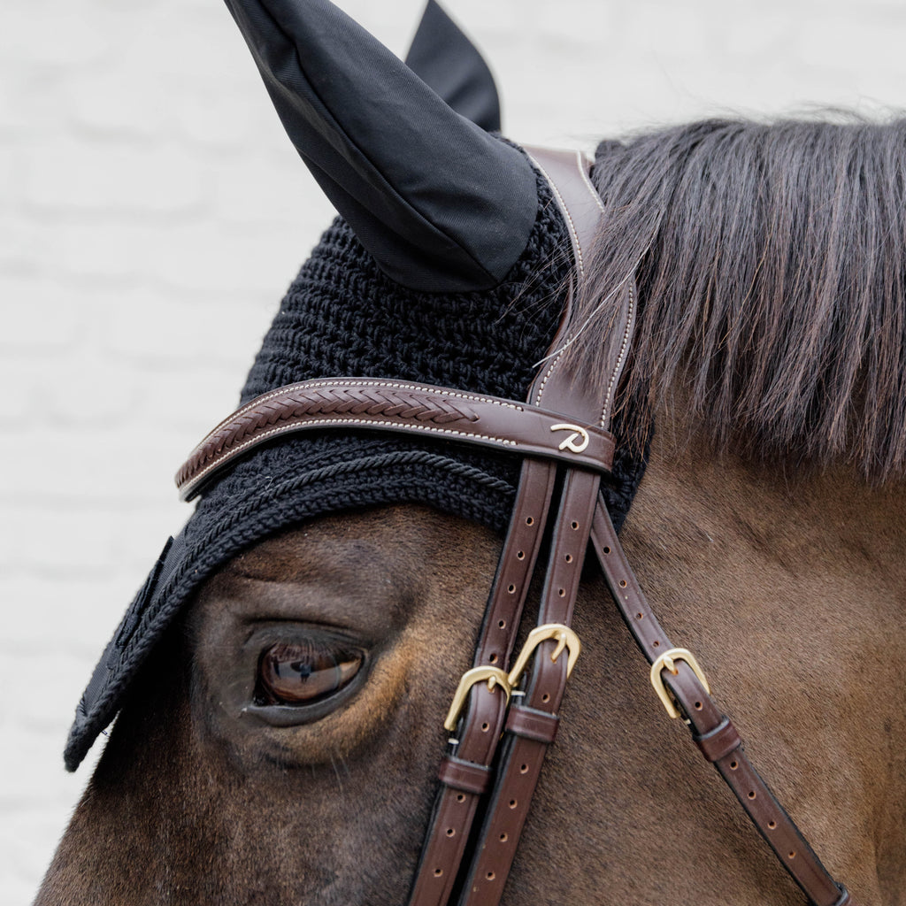 Dy'on Gevlochten Hoofdstel - Gecombineerd Neusriem En Pull Back