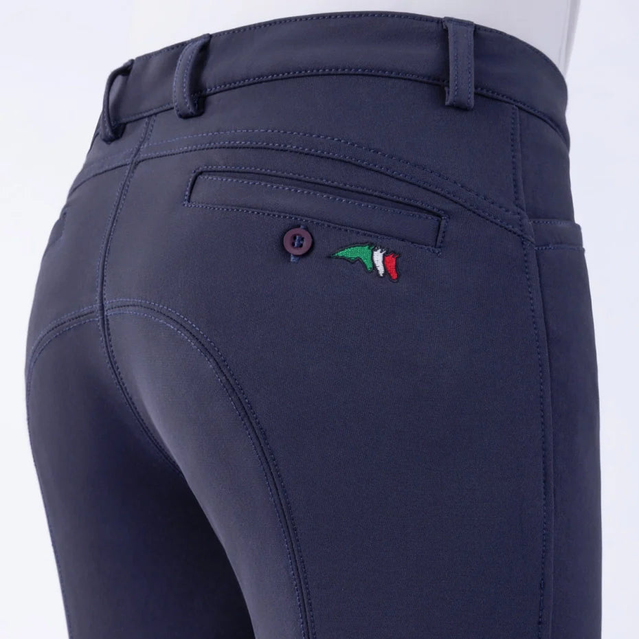 Pantalon d'équitation Equiline Jhoank - Grip genoux - Garçon
