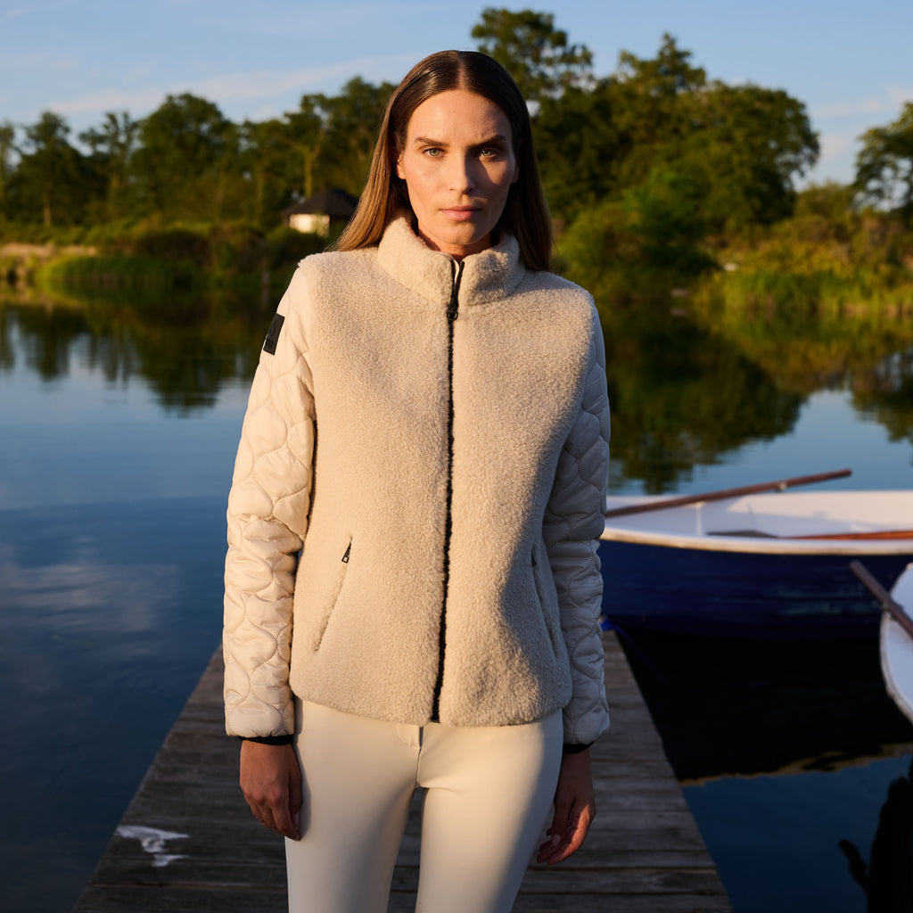 Cavalleria Toscana Vest Teddy Bear Fleece & Nylon - Women