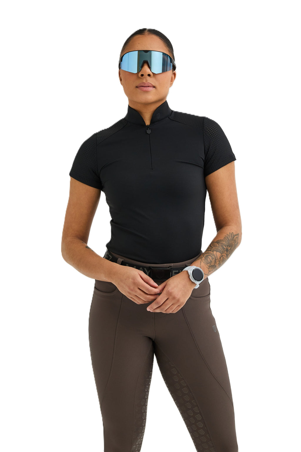 Maya Delorez Air Mesh Top - Short Sleeves - Women