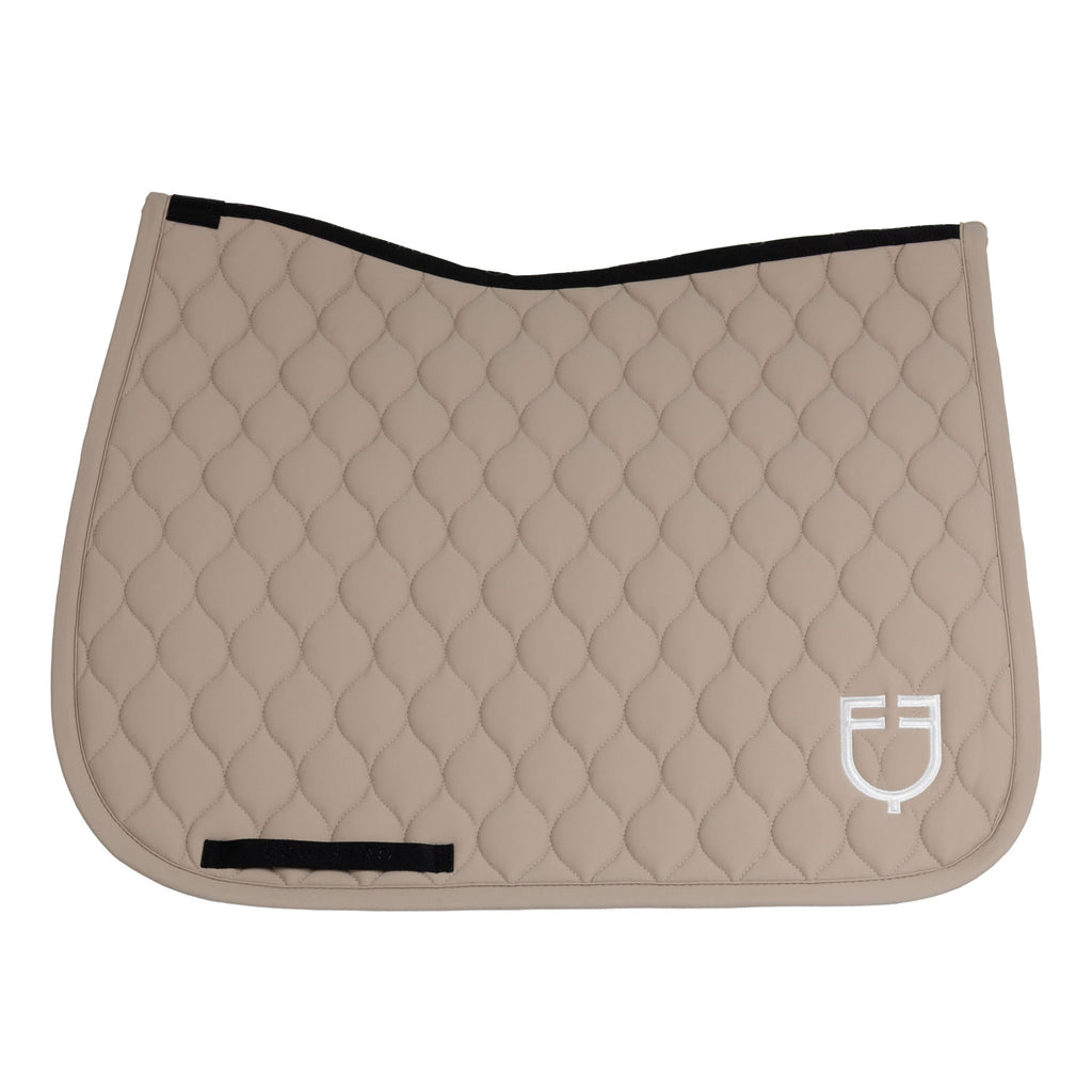 Equestro Saddle Pad Onion Jersey Black Line - Dressage
