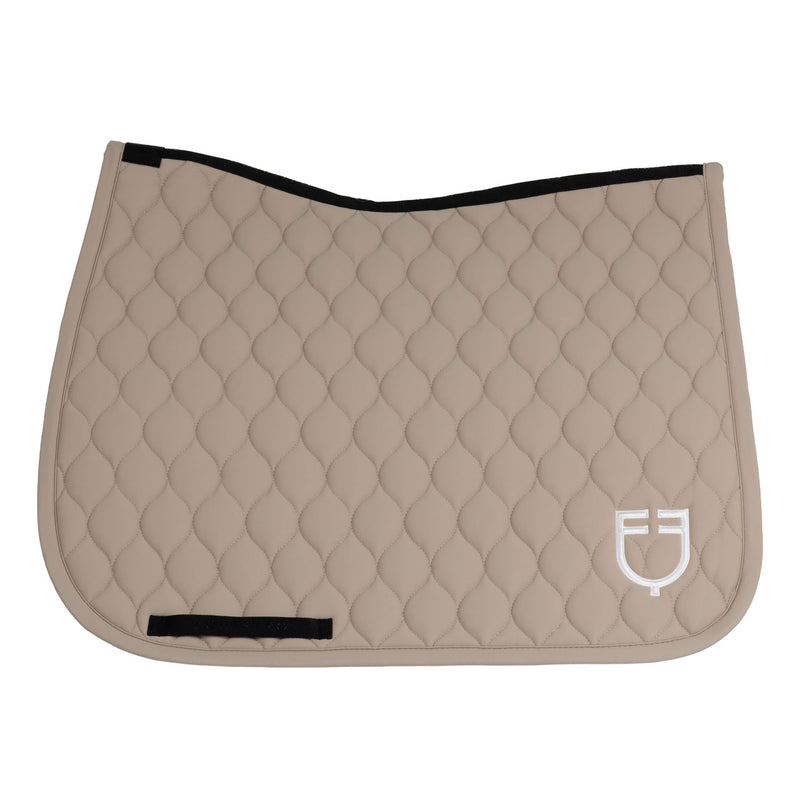 Equestro Saddle Pad Onion Jersey Black Line - Dressage