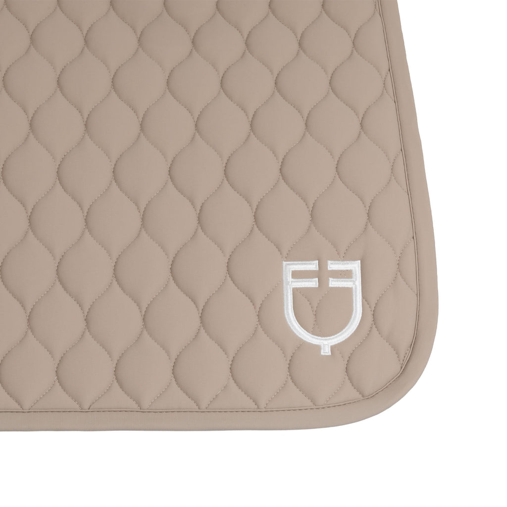 Equestro Saddle Pad Onion Jersey Black Line - Dressage