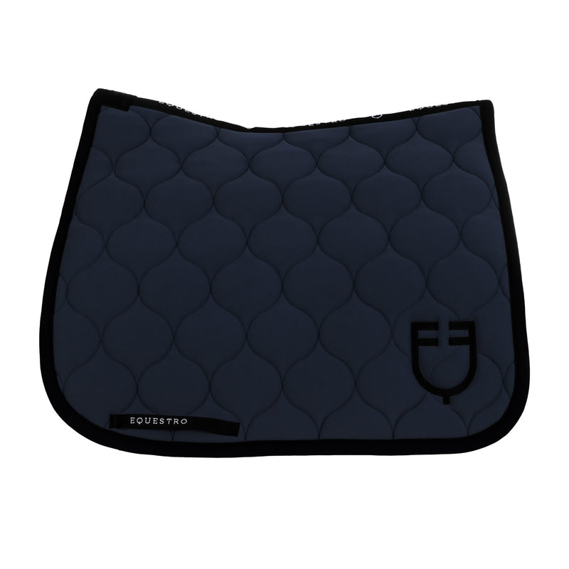 Equestro Saddle Pad Onion Jersey Black Line - Dressage
