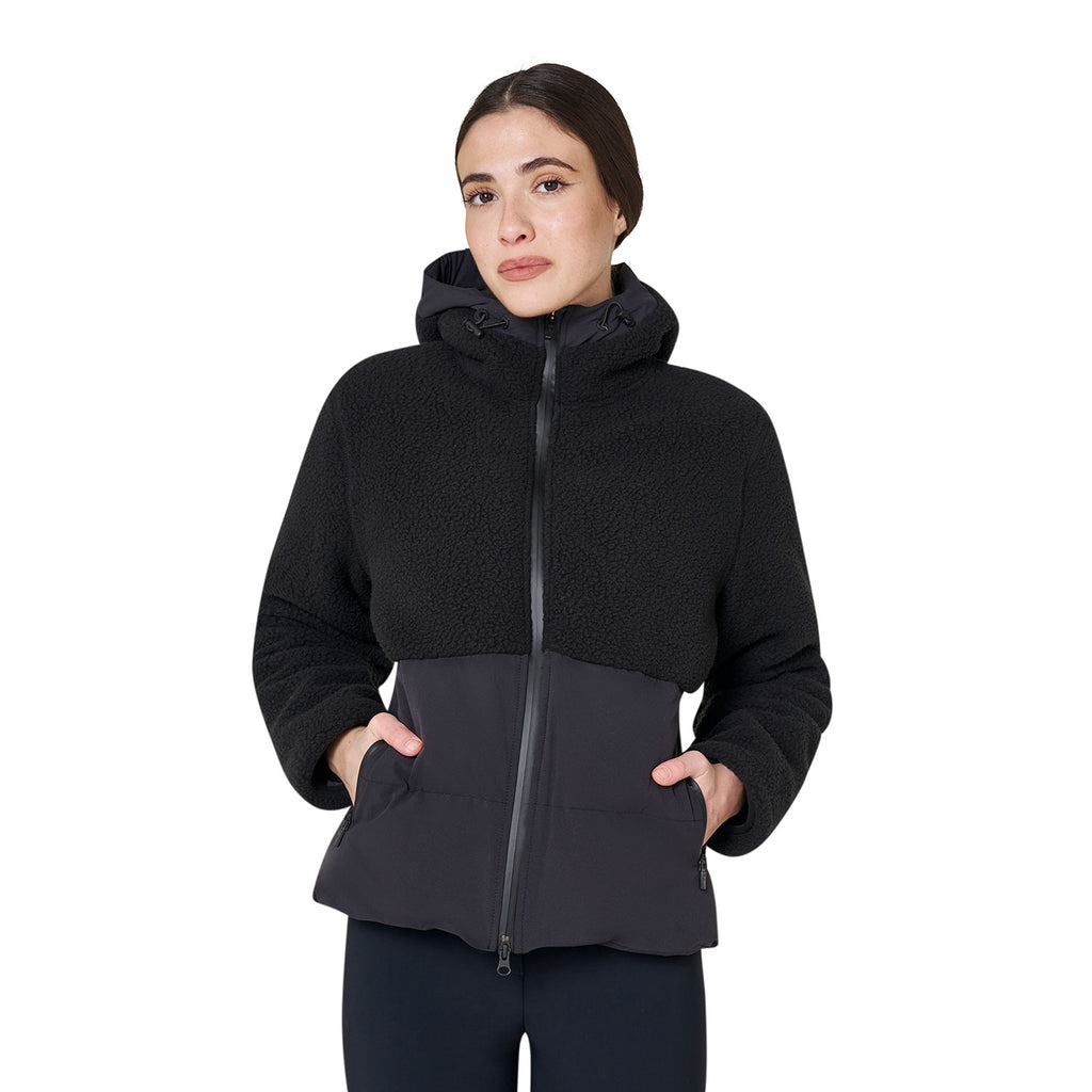 Equestro Jacket Teddy & Nylon - Women