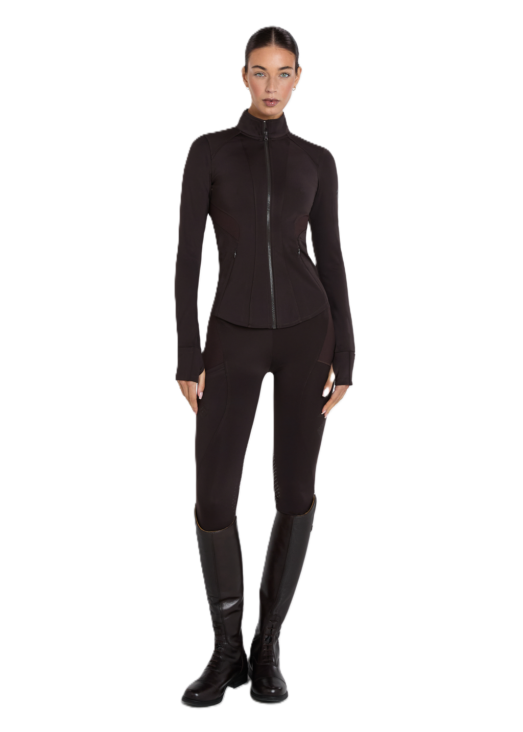 Aztec Diamond Core Riding Tights - Full Grip - Woman
