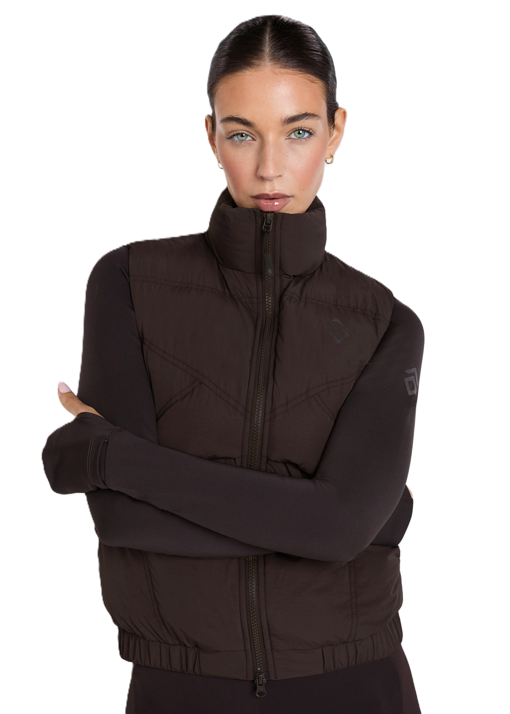 Aztec Diamond Bodywarmer Mid Layer - Women