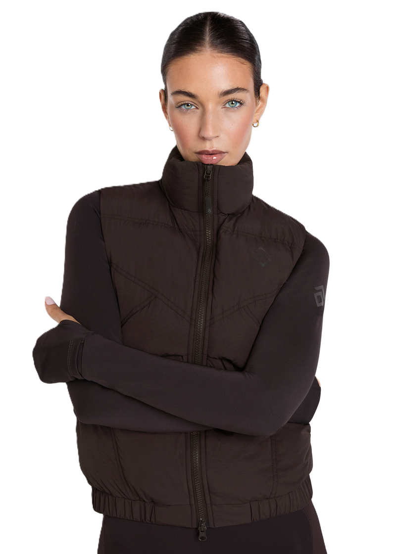 Aztec Diamond Bodywarmer Mid Layer - Women
