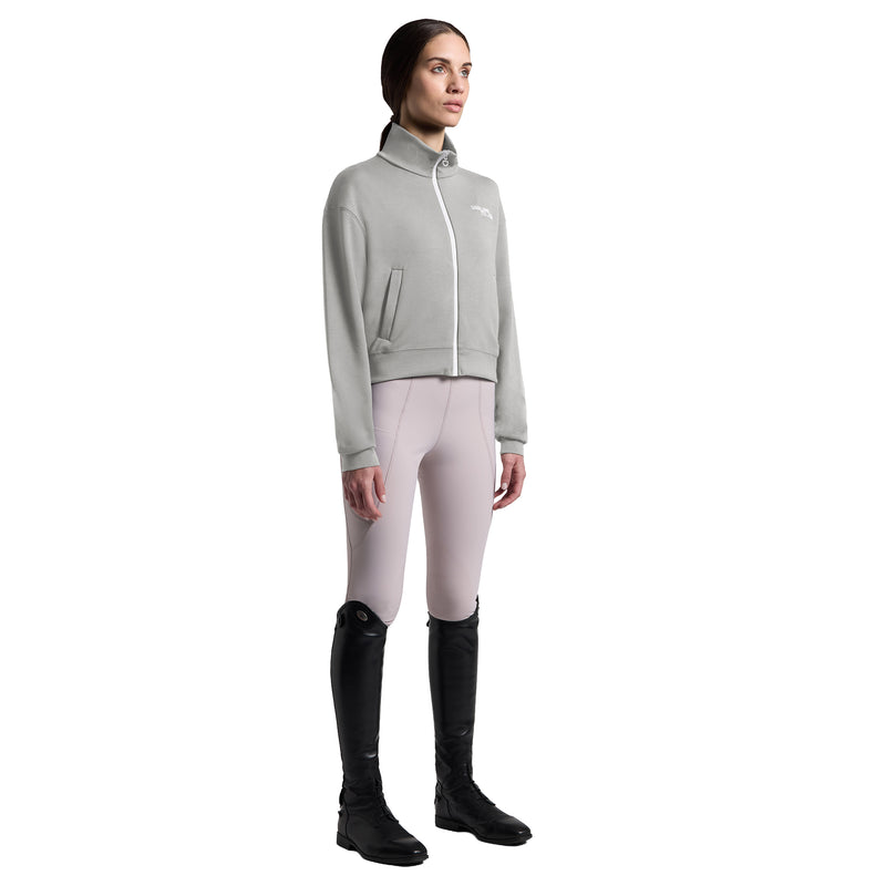 Cavalleria Toscana Sweat à capuche en jersey zippé - Femme