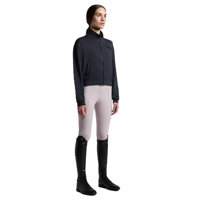 Cavalleria Toscana Hoodie Jersey Reißverschluss - Damen