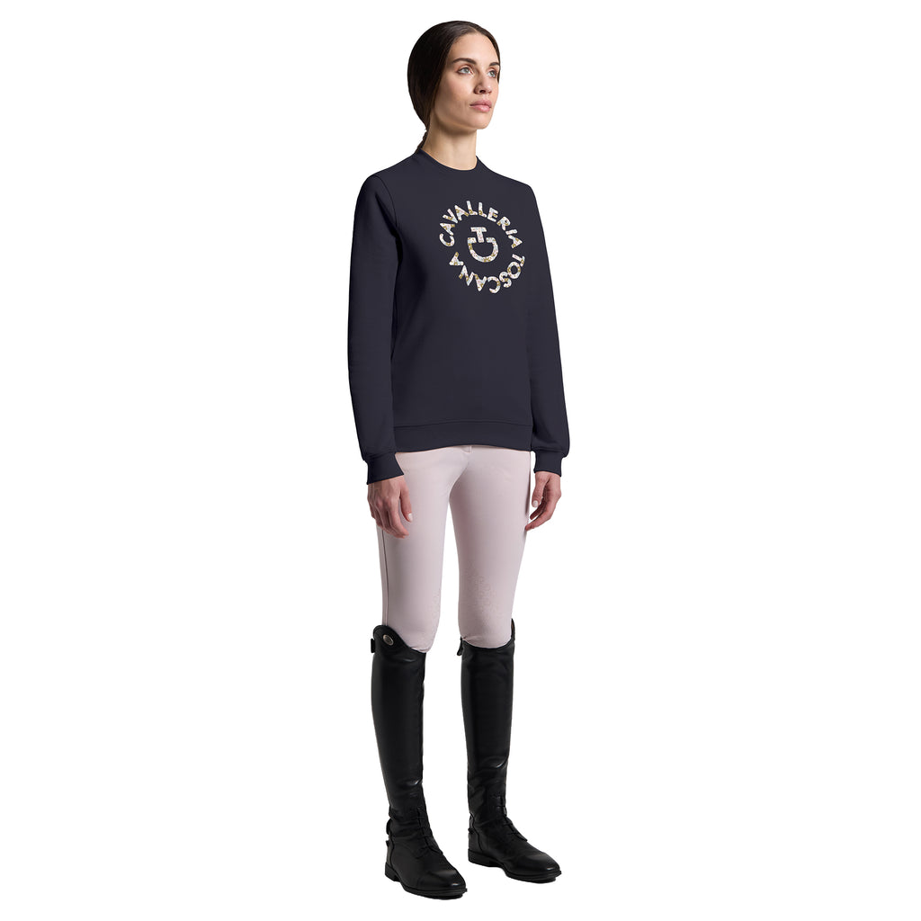 Col Rond Broderie Florale Cavalleria Toscana - Femme