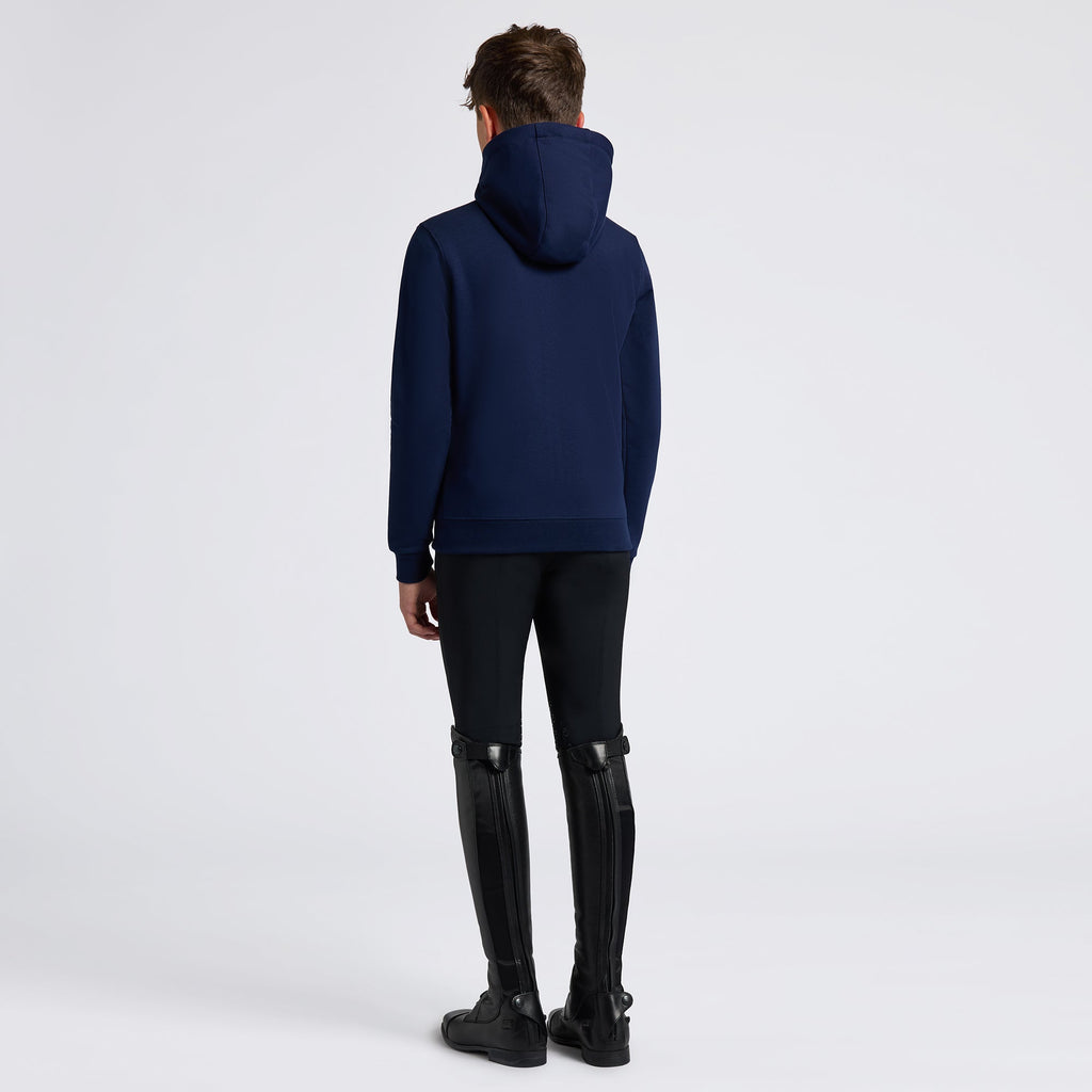Cavalleria Toscana Diagonal Reißverschluss Hoodie - Jungen