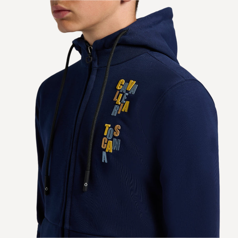 Cavalleria Toscana Diagonal Zip Hoodie - Jongens
