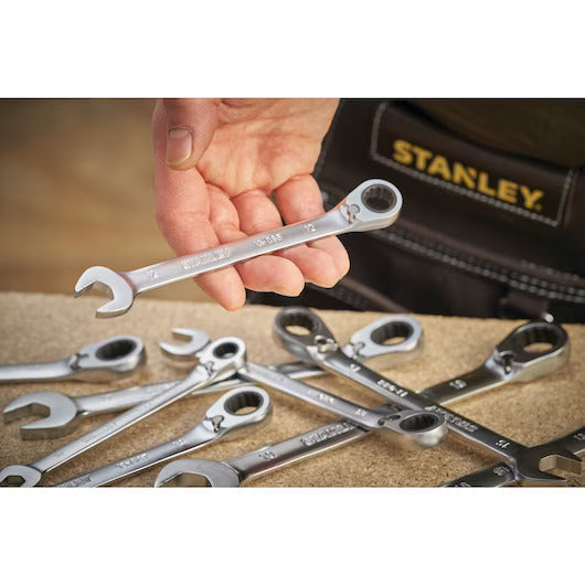 Stanley Fatmax Omkeerbare Ringsteeksleutel - Met Ratel - 13Mm