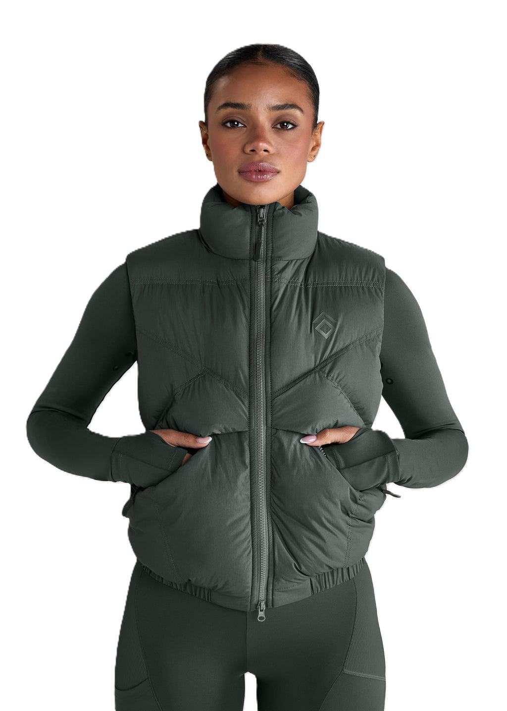 Aztec Diamond Bodywarmer Mid Layer - Damen