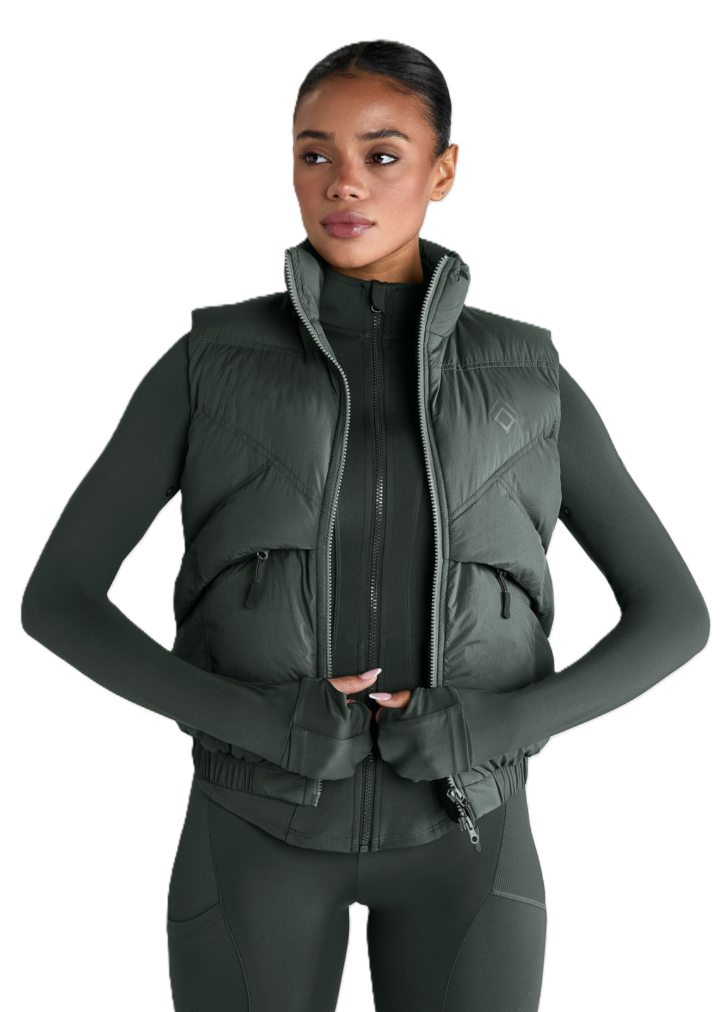 Aztec Diamond Bodywarmer Mid Layer - Damen