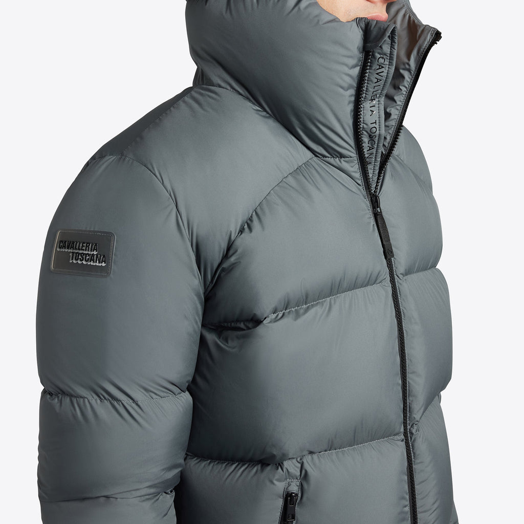 Parka Cavalleria Toscana en nylon rembourré de duvet - Capuche - Homme