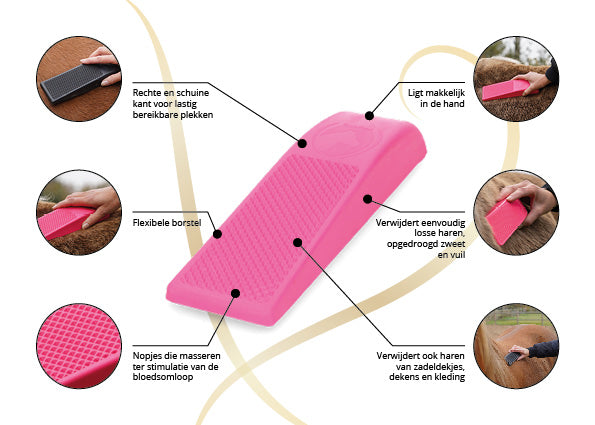 Exellent Horse Grooming Borstel Multifunctioneel