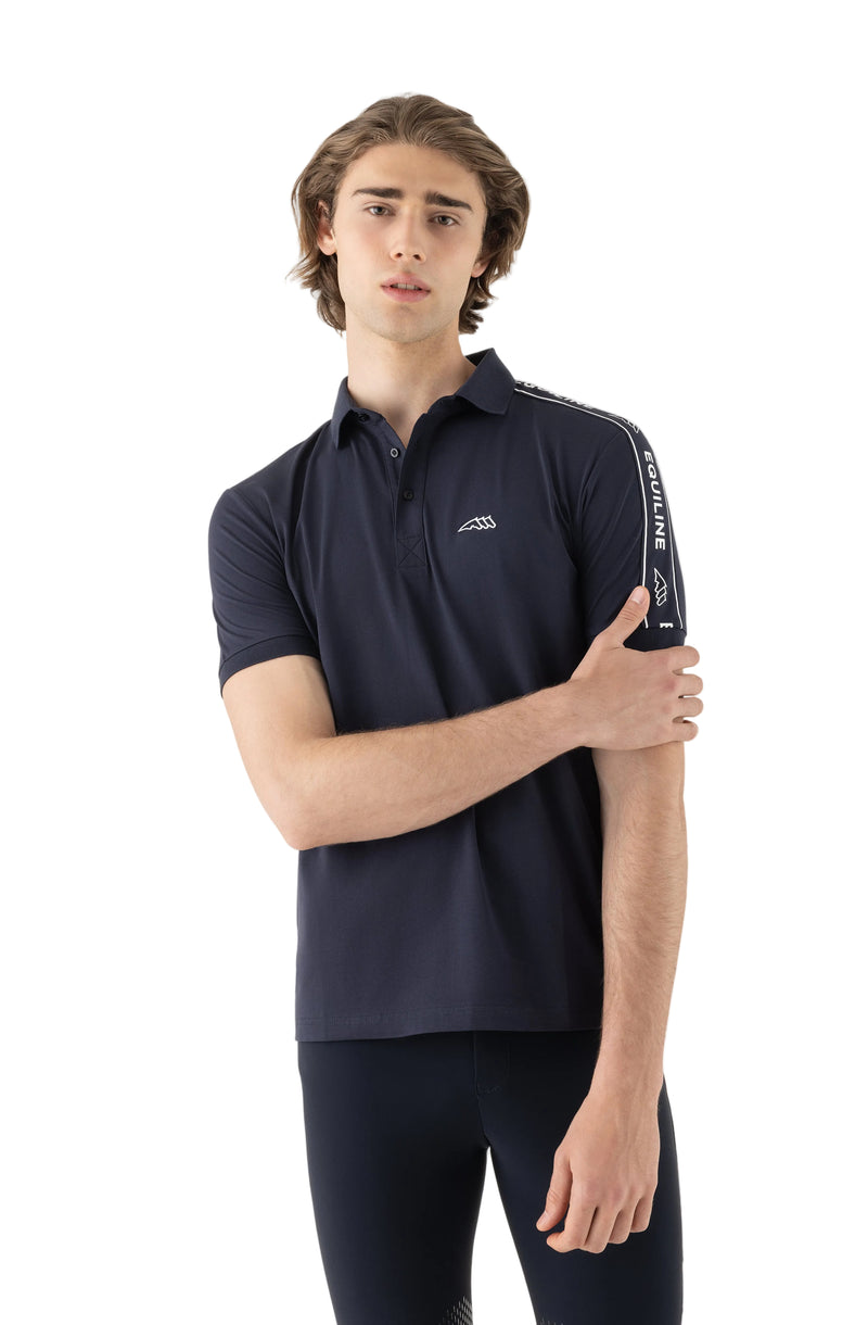 Polo Cravate Équin - Manches Courtes - Homme