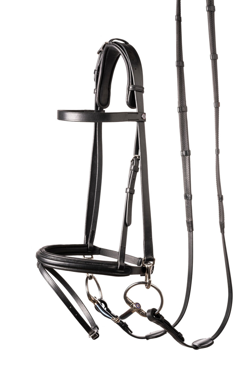 TRUST Training Bridle Hamburg - With Rubber Reins