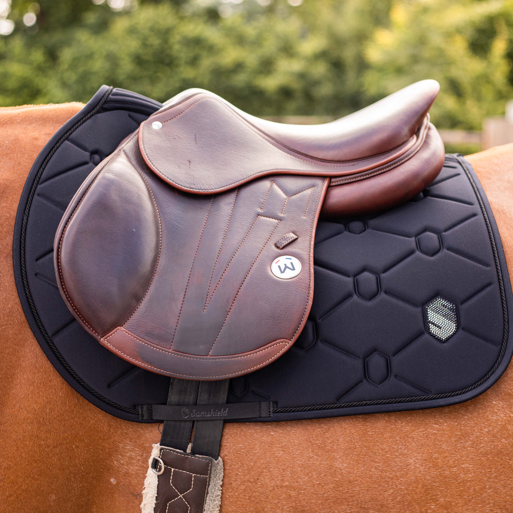 Samshield Zadeldekje SpineShield Swarovski - Jumping