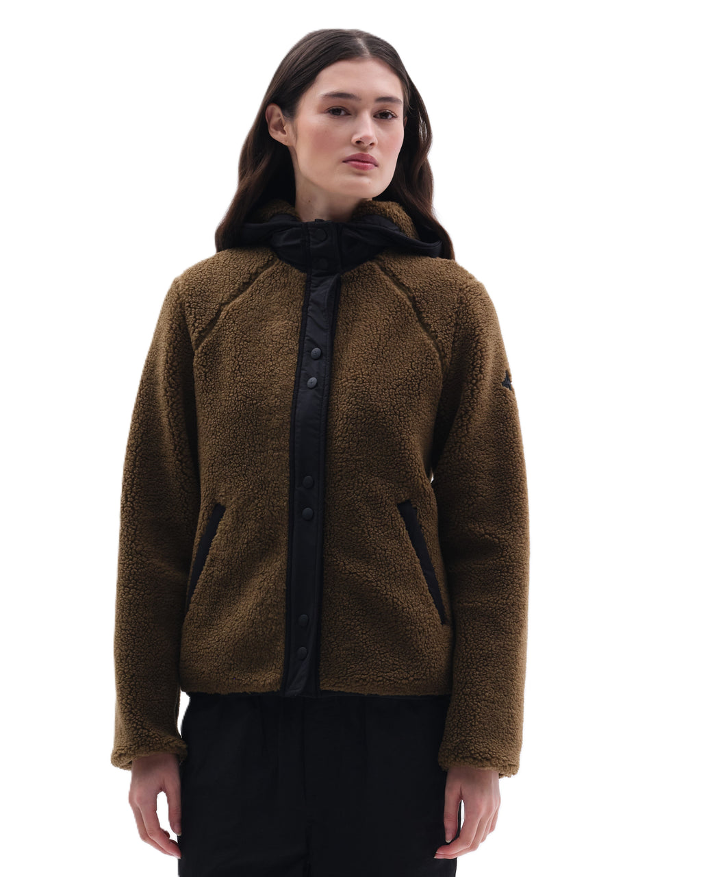 Trolle Jacket Sherpa Hooded - Women